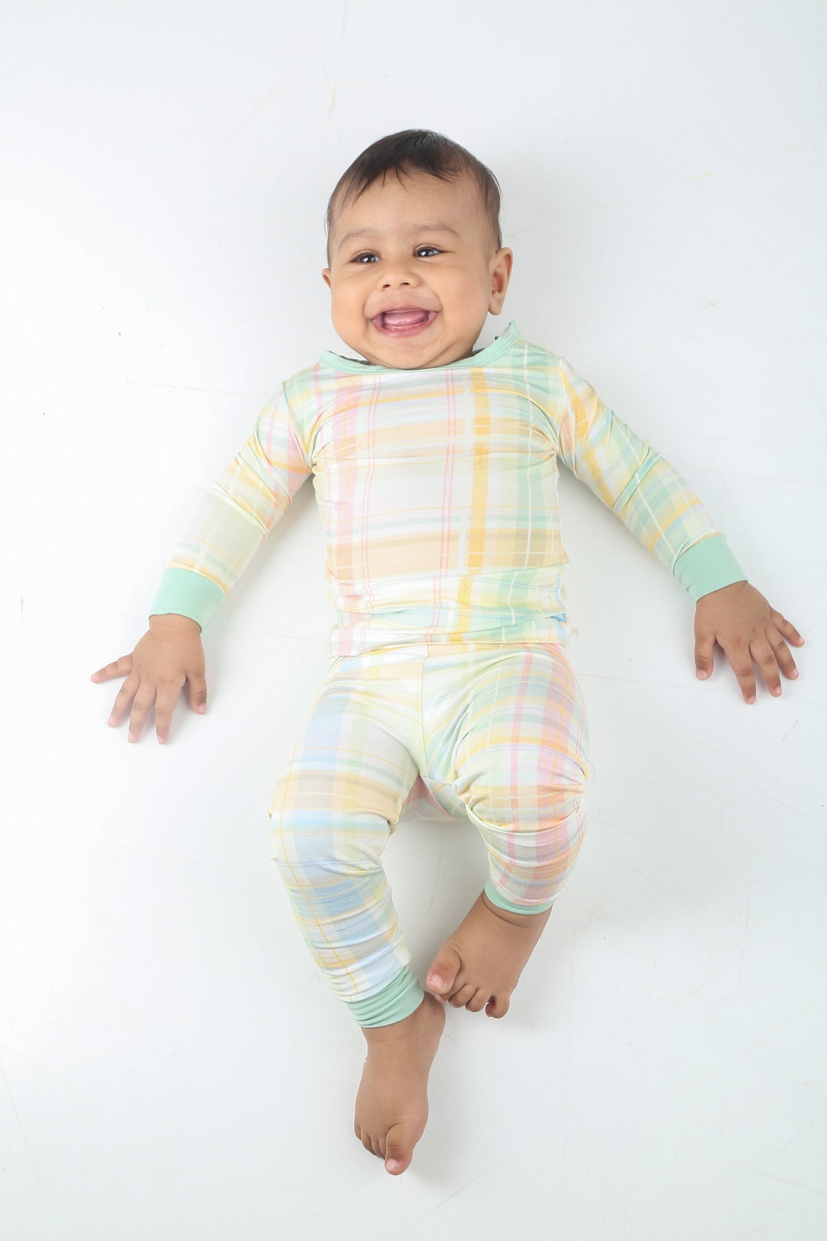Sunday Brunch Plaid Lounge Set