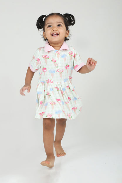 Sweet Pea Hydrangea Dress