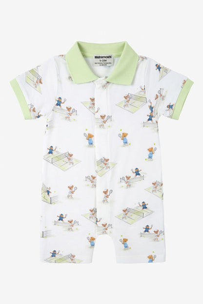 Country Club Bear Romper