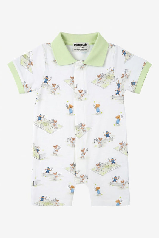 Country Club Bear Romper