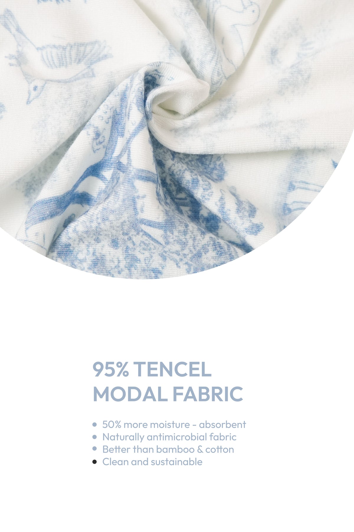 Maison Bleu Toile Convertible Footie
