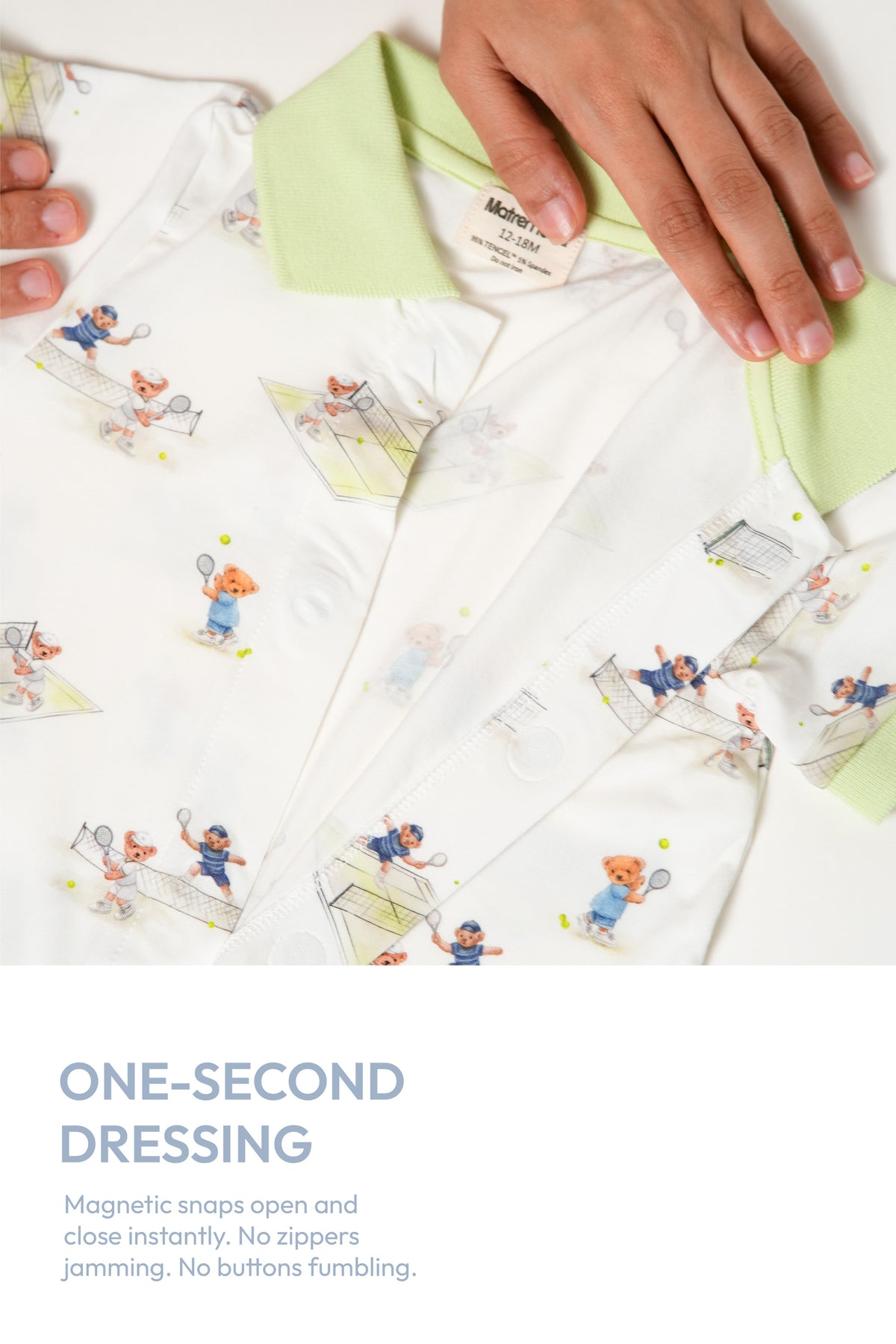 Country Club Bear Romper