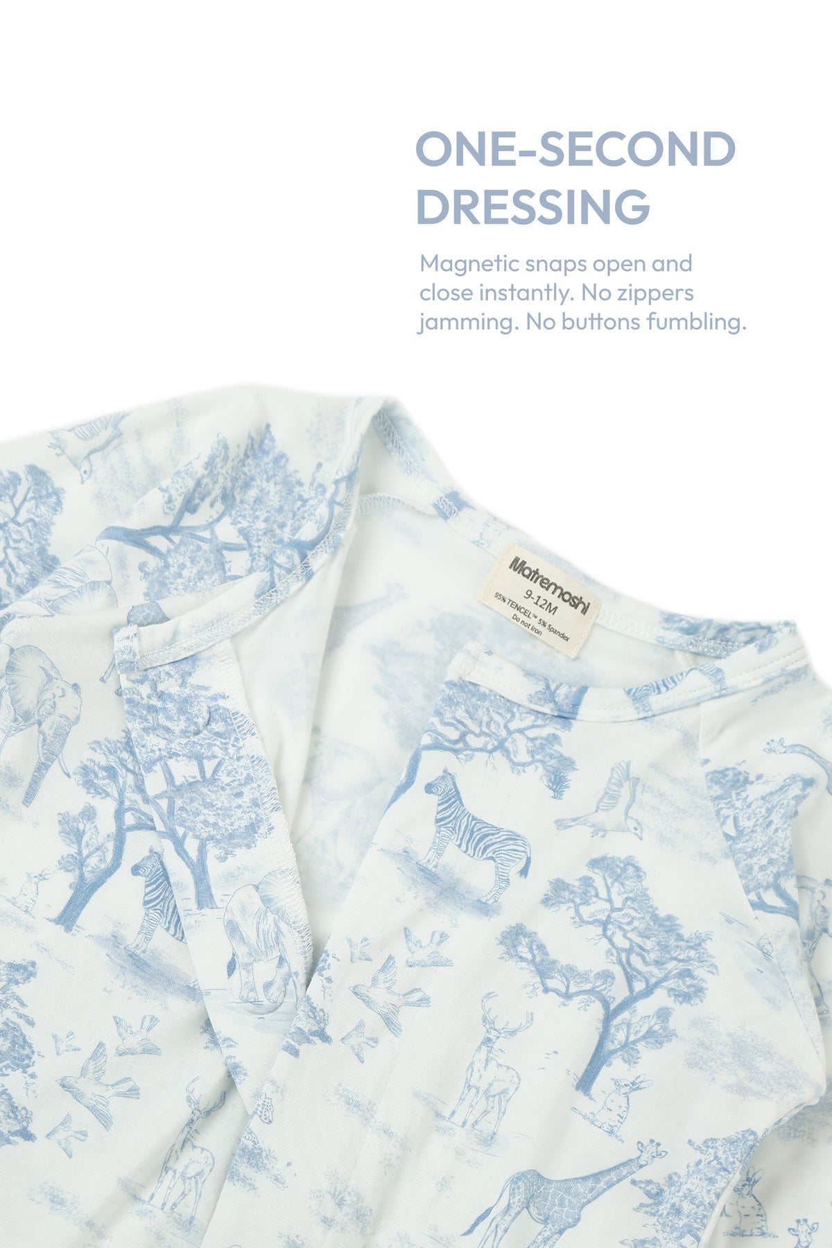 Maison Bleu Toile Convertible Footie