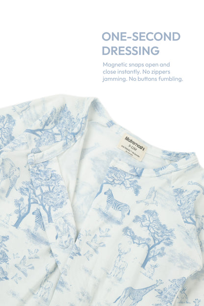 Maison Bleu Toile Convertible Footie
