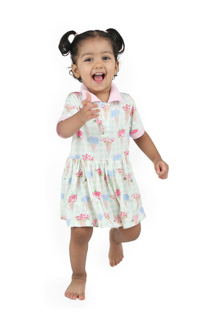 Sweet Pea Hydrangea Dress