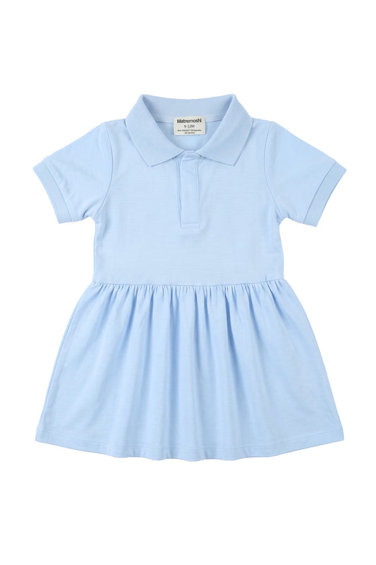 Solid Powder Blue Dress