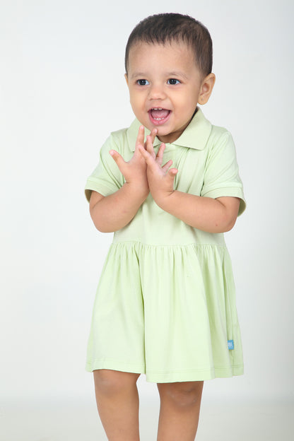 Solid Light Green Dress