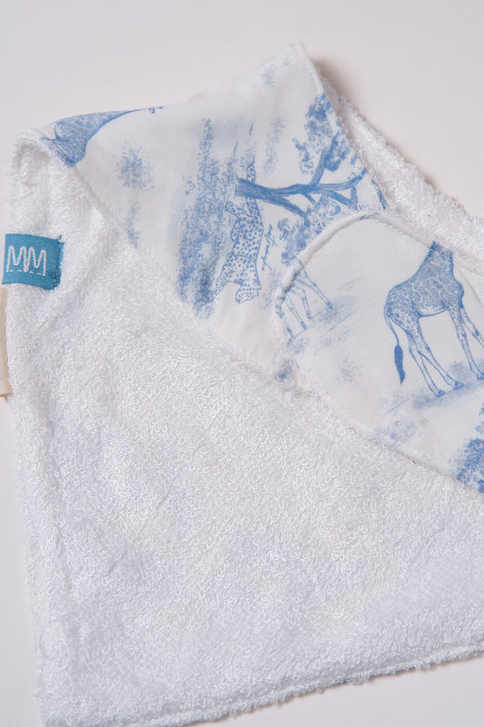 Maison Bleu Toile Bib