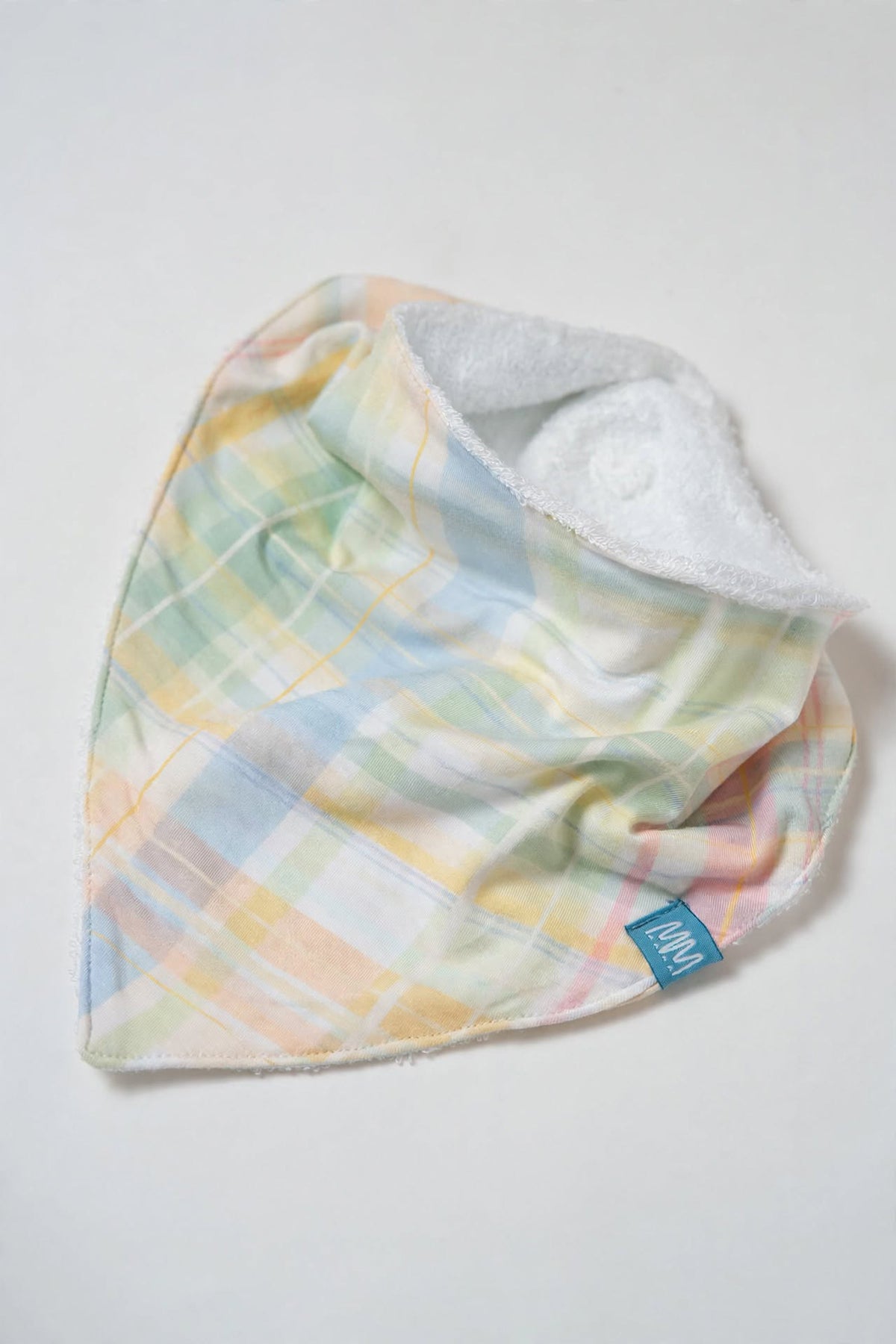 Sunday Brunch Plaid Bib