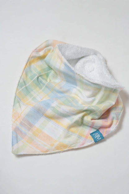 Sunday Brunch Plaid Bib